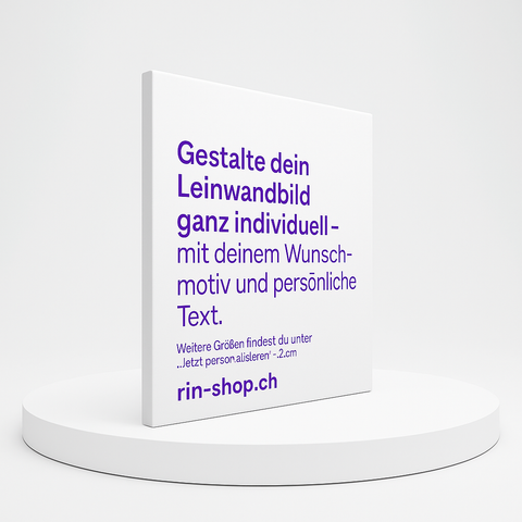 Leinwandbild Hochformat 2cm